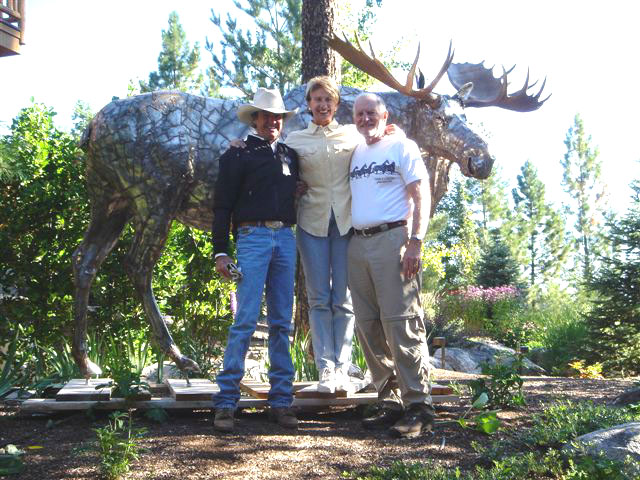 Barretts Triple Creek Moose sculpture
